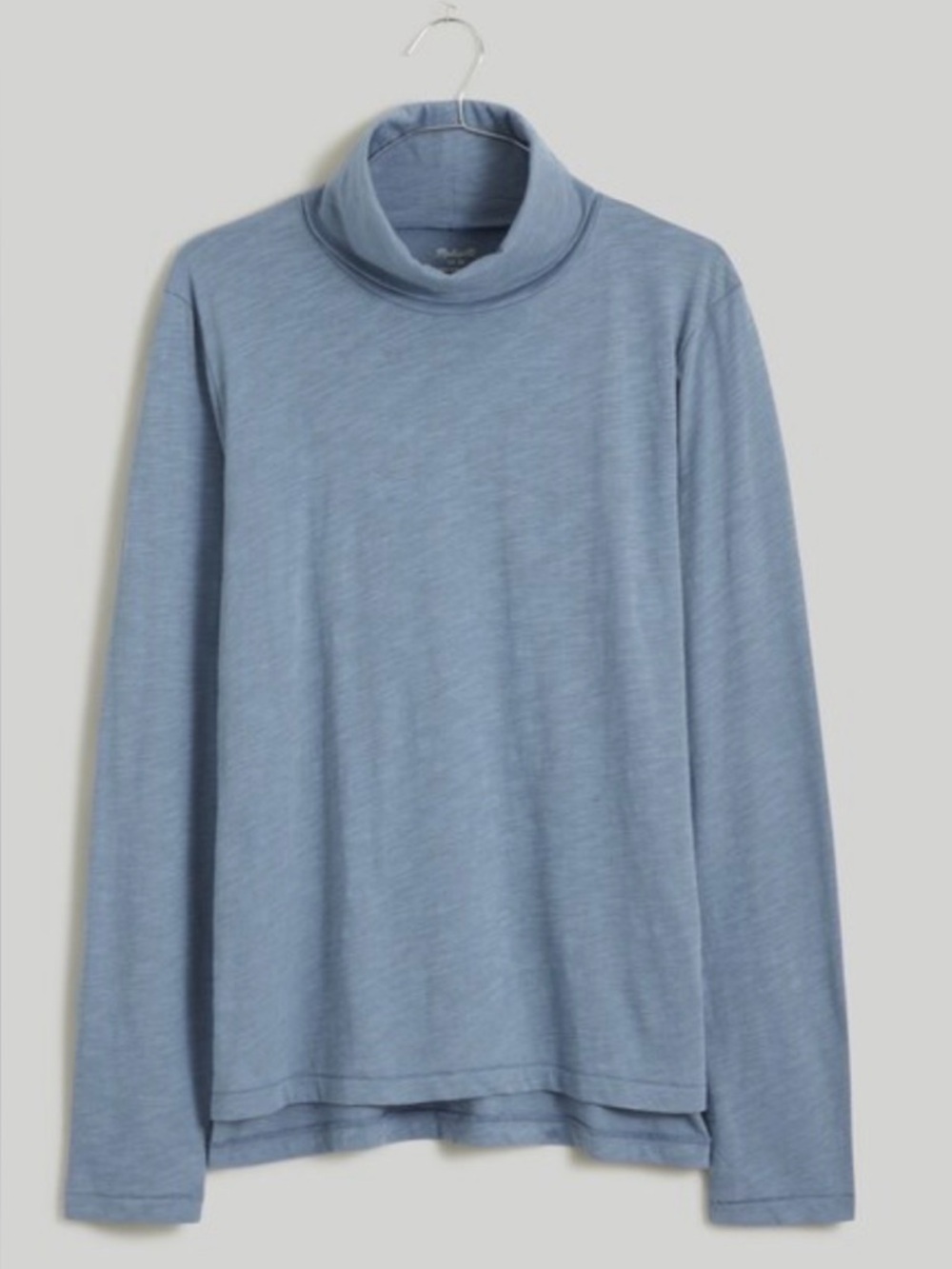 Madewell Whisper Cotton Turtleneck Tee, size S